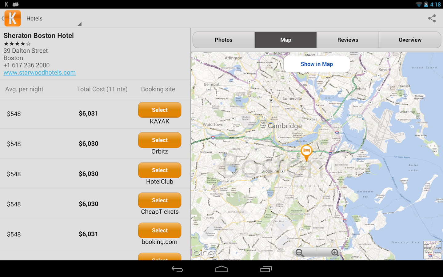 KAYAK Flights, Hotels & Cars screenshot