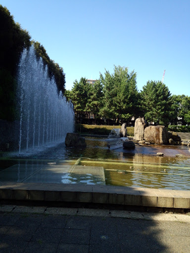 北浦和公園の噴水広場