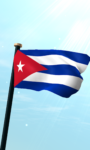 古巴旗3D動態桌布