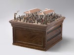 Model van een Javaanse marktstal. Java, ca. 1825-1850