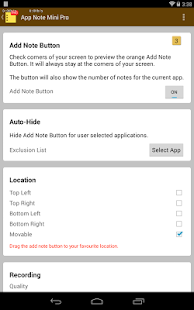 App Note Mini Pro - screenshot thumbnail