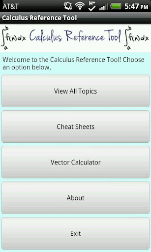 Calculus Reference Tool Pro