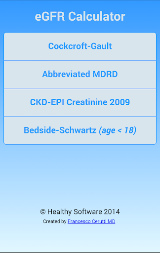 eGFR Calculator