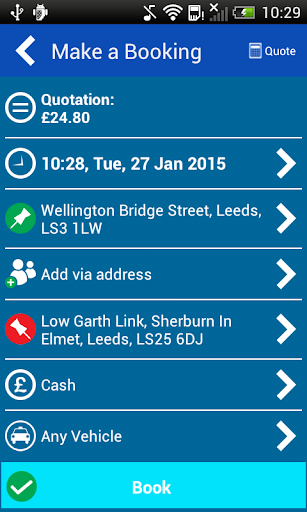 【免費旅遊App】Streamline-Telecabs (Leeds)-APP點子