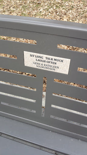 Gene & Kathleen Solmundson Memorial Bench