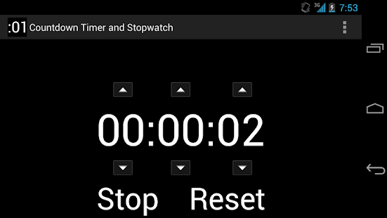 Countdown Timer and Stopwatch