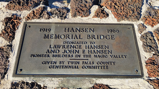 Hansen Bridge Plaque