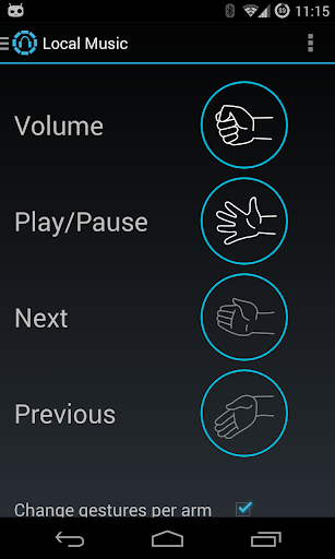 Device Control with Myo