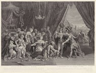 Alexander de Grote bij de familie van Darius