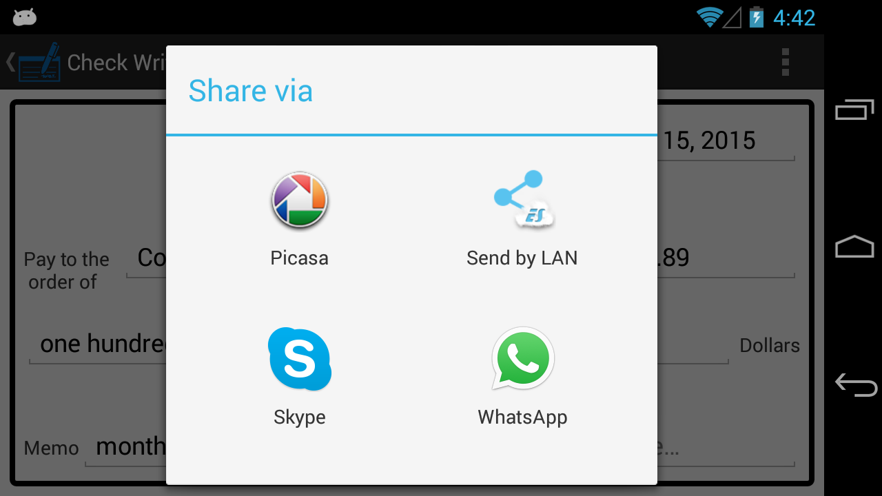 Check Writer Android Apps on Google Play