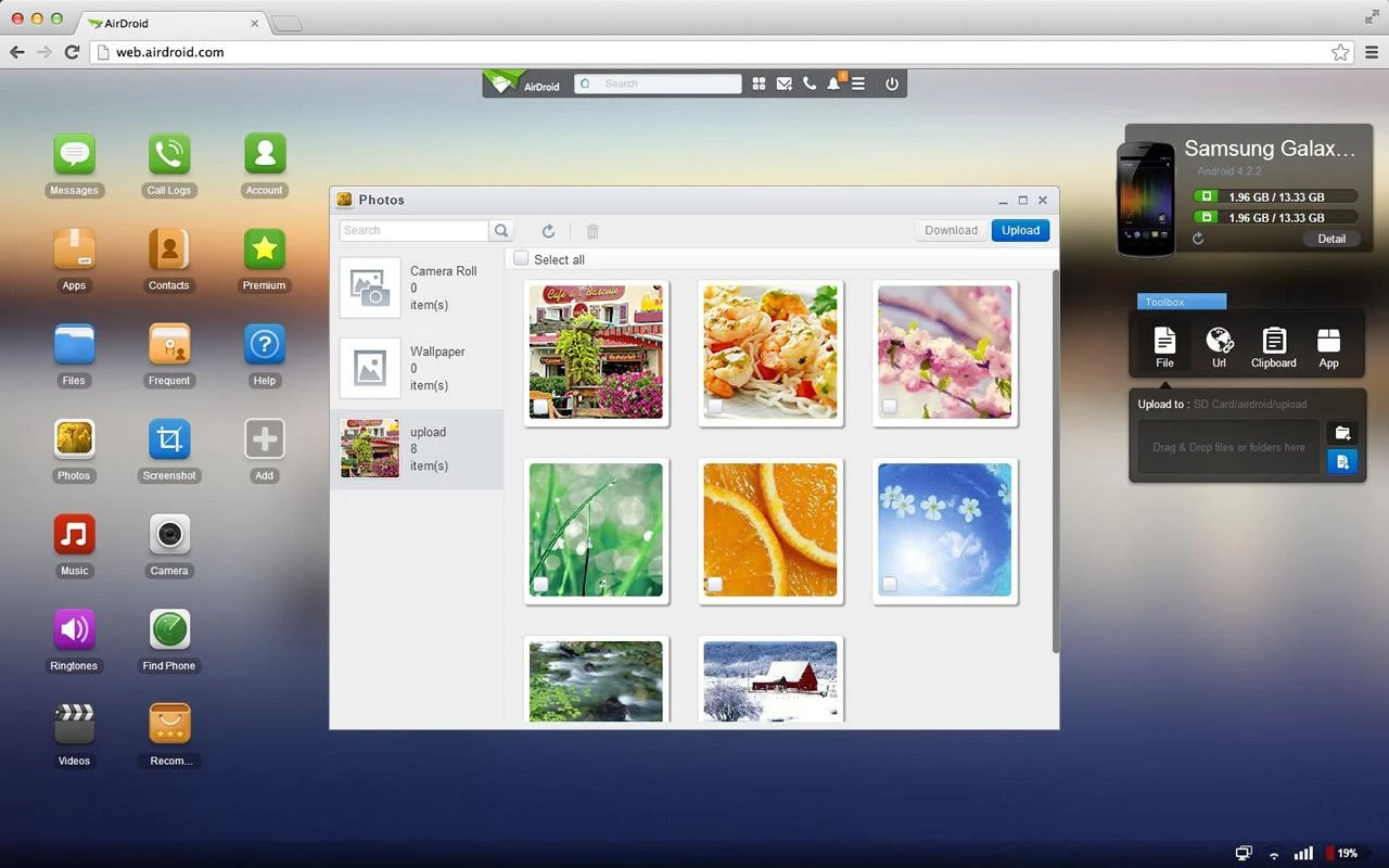 AirDroid - Android on Computer - screenshot