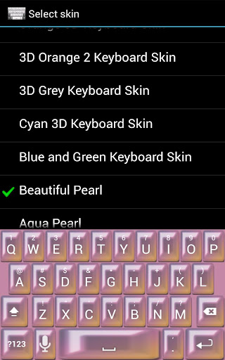 Beautiful Pearl Keyboard Skin