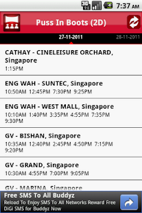 Cinema ShowTimes - SG Screenshots 4