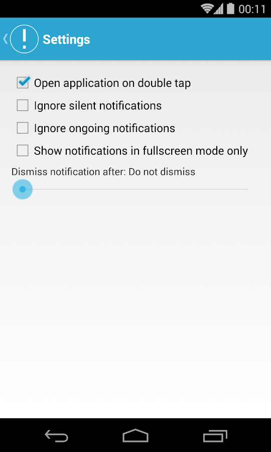 Heads Up! - notifications - screenshot