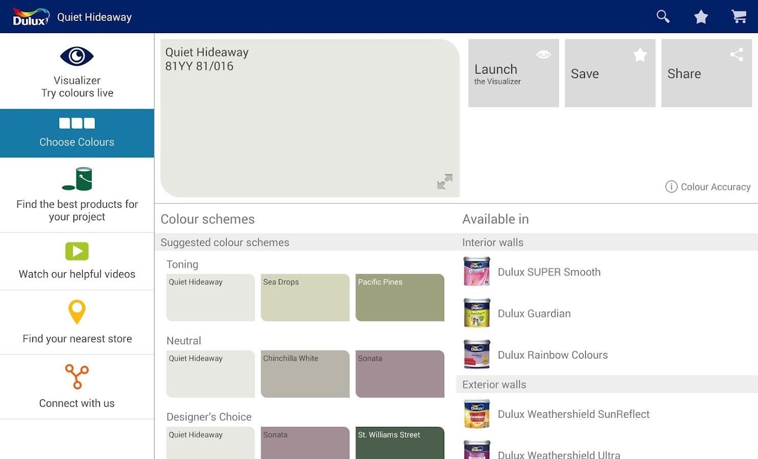 Dulux Visualizer IN Android Apps on Google Play