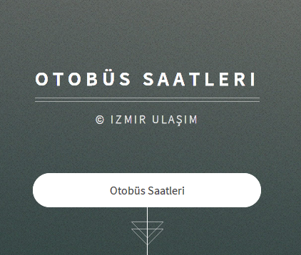 İzmir Otobüs Saatleri