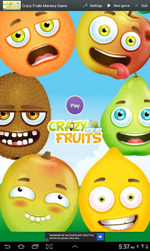 【免費解謎App】Crazy Fruits Memory Game-APP點子