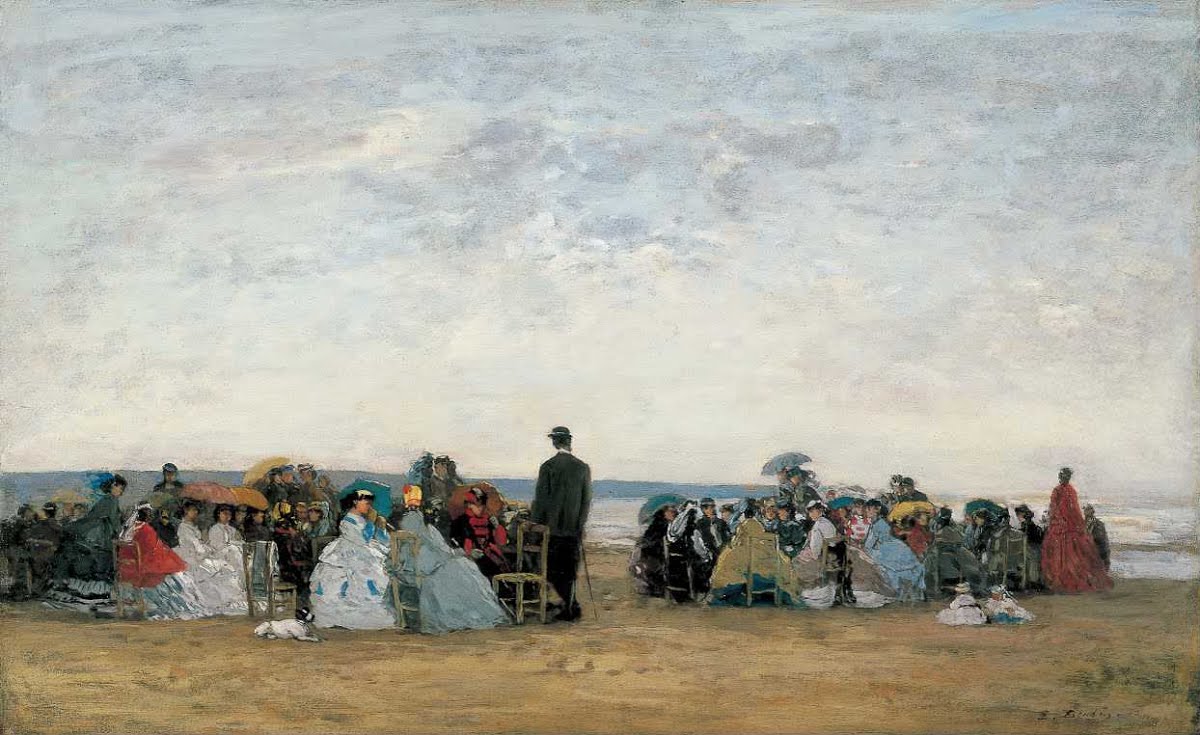 The Beach Near Trouville Eugene Boudin Google Arts Culture
