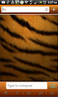 GO SMS - Tiger Drama Screenshots 6