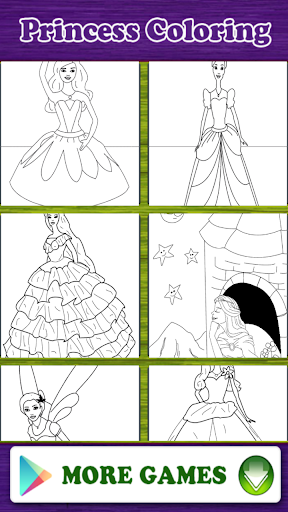 Princess Coloring Book Game