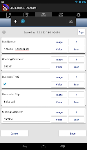 UDC Logbook Standard