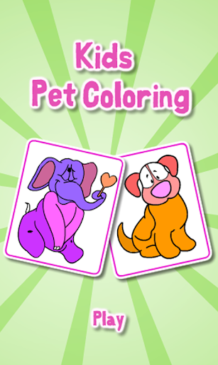 Coloring Game-Kids Pets Fun