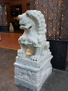 White Stone Lion at Quality