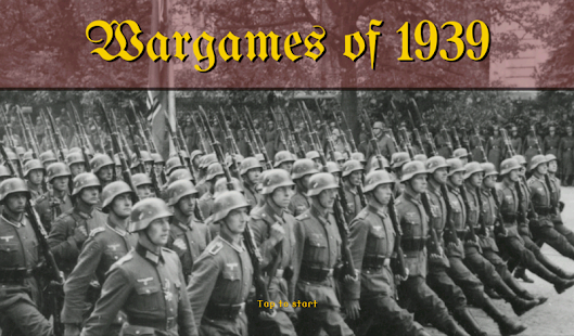 Wargames of 1939 FREE