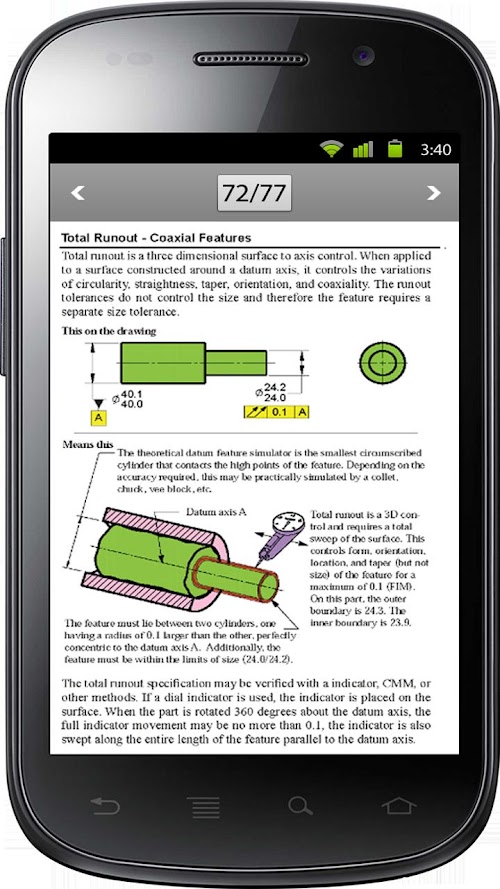 Android application GeoTol Pro Digital Guide screenshort
