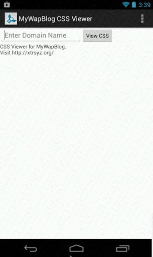 MyWapBlog CSS Viewer