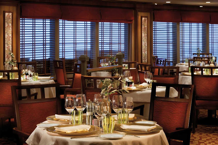 Aboard Silver Spirit, La Terrazza offers Italian dishes with the freshest ingredients. It's also open for breakfast and lunch with seating indoor or al fresco.