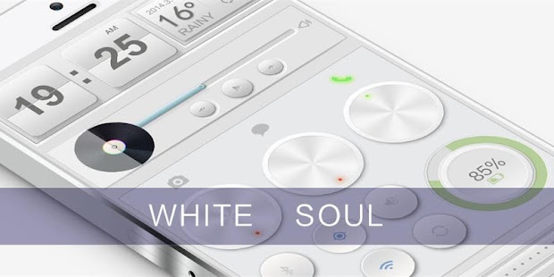 White Soul GO Locker Theme