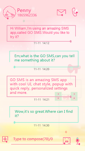 【免費個人化App】GO SMS PRO CONTRACTED THEME-APP點子