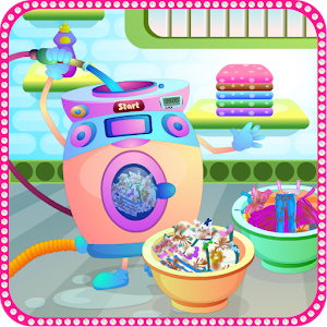 Laundry washing girls games for PC and MAC