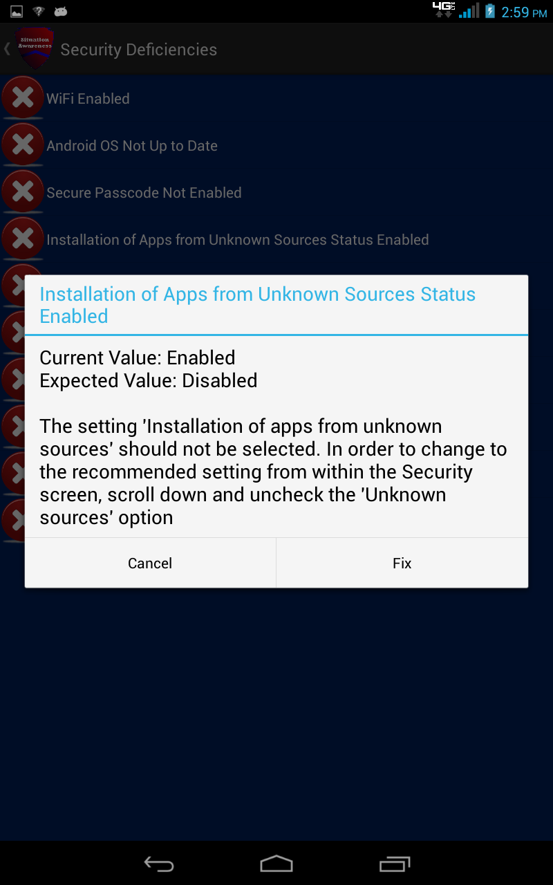 Situation Awarenes IM 360 Screen 3