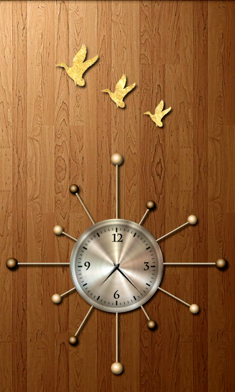 Android application Classic Clock Live Wallpaper screenshort