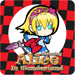 Alice running in wonderland Varies with device