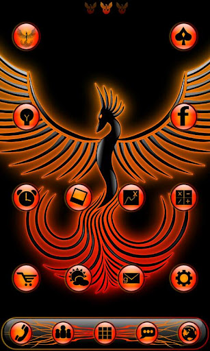 PhoenixFlame GoLauncherTheme