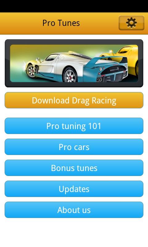 Drag Racing Pro Tunes Screen 2
