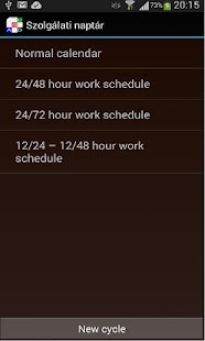 Calendar of service Screenshots 2