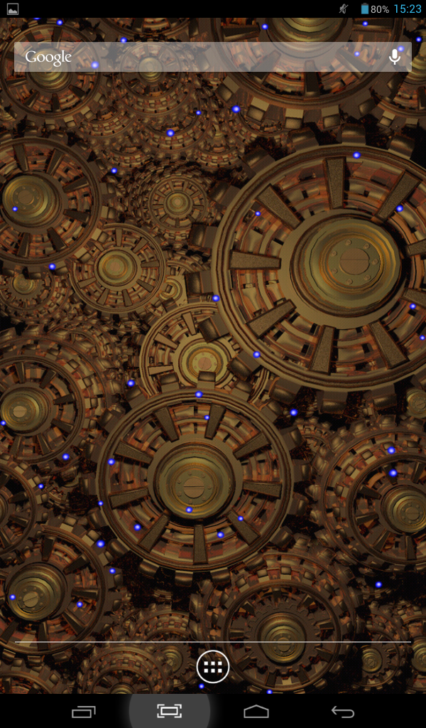 Gears of Gold Live Wallpaper Screen 3
