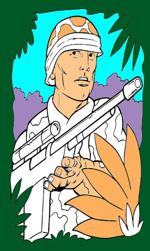 Line Coloring Commando