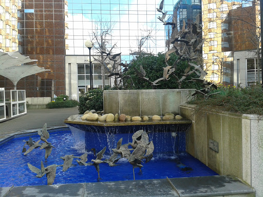 Birds in Flight Fountain