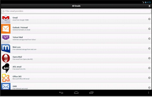 All Email Providers