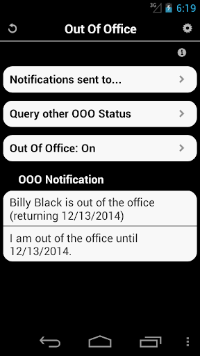 Out of Office Lotus Notes