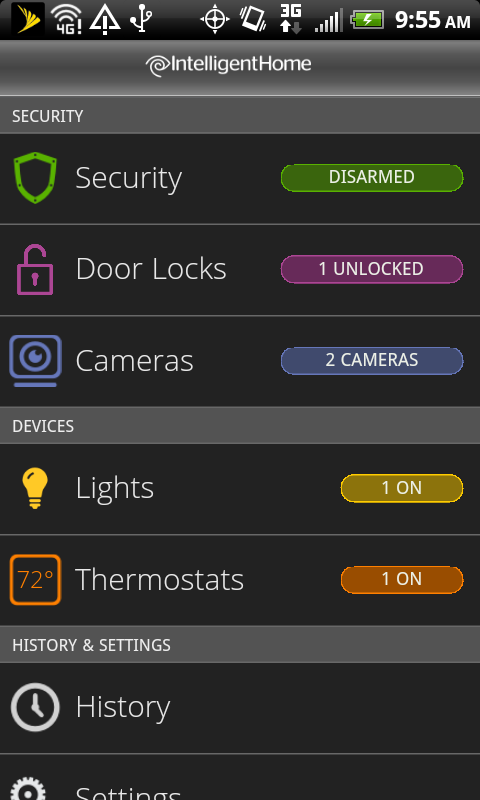 Time Warner Cable IntelligentHome Subscriber Portal