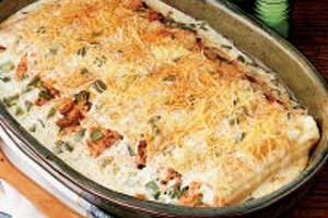 Ham-Stuffed Manicotti