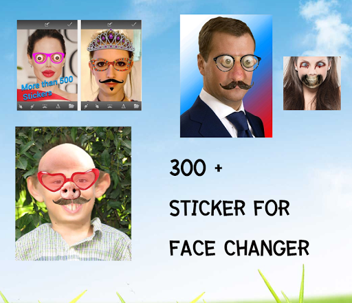 change the face - funny face