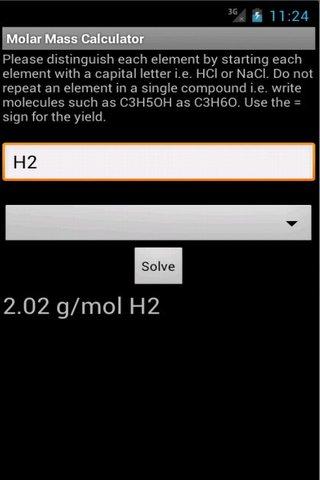 Molar Mass Calculator