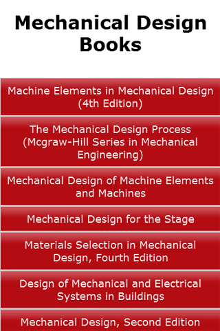 Mechanical Design Books